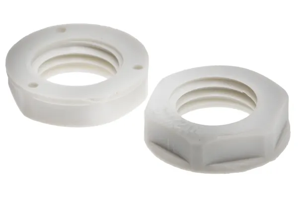 Product image for M12 x 1.5 Grey locknut IP68