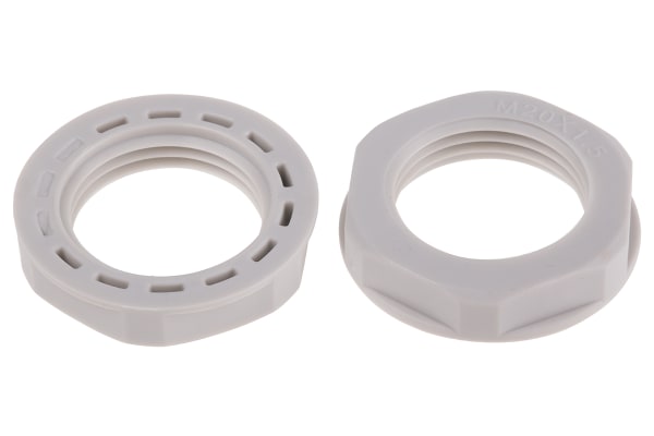 Product image for M20 x 1.5 Grey locknut IP68