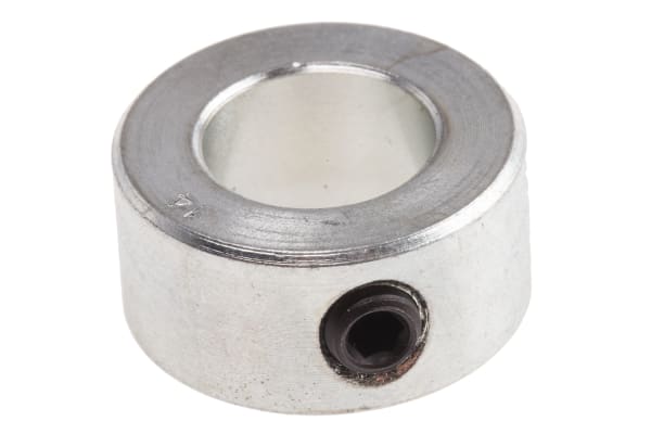 Product image for Steel Shaft Collar, One Piece, Bore 14mm