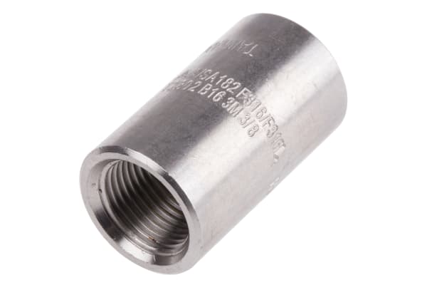 Product image for 3/8in F/Steel 316 Full Coupling Joint