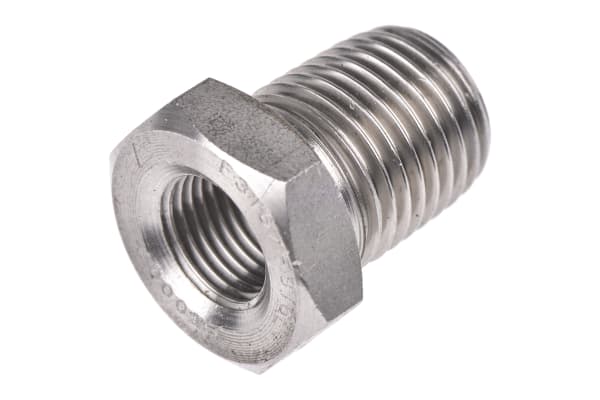 Product image for 1/4in F/Steel 316 Hex Bushing M/F Joint