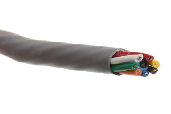 Product image for 20 AWG 8 core 300V unshielded cable 30m