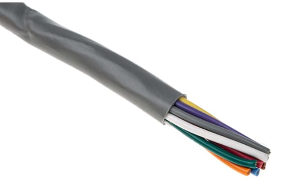 Product image for 20 AWG 10 core 300V unshielded cable 30m