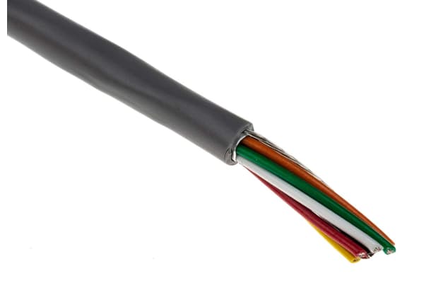 Product image for 22 AWG 8 core 300V foilshield cable 30m