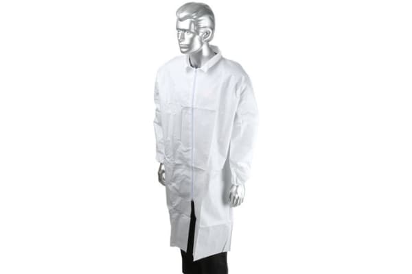 Product image for Cleanroom Disposable Labcoat,Large