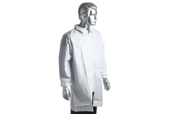 Product image for Cleanroom Disposable Labcoat,Medium