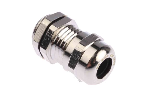 Product image for PG7 Brass Cable gland + locknut,3-6.5mm