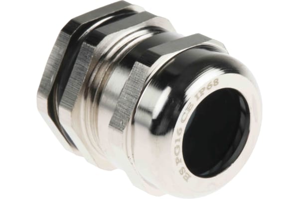 Product image for PG16 Brass Cable gland + locknut,8-14mm