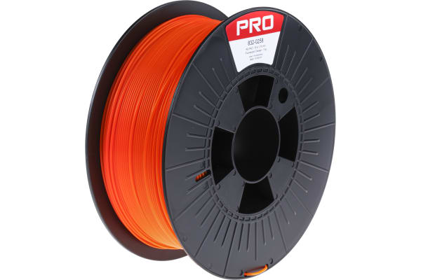 Product image for RS Fluorescent Orange PLA 1.75mm 1kg