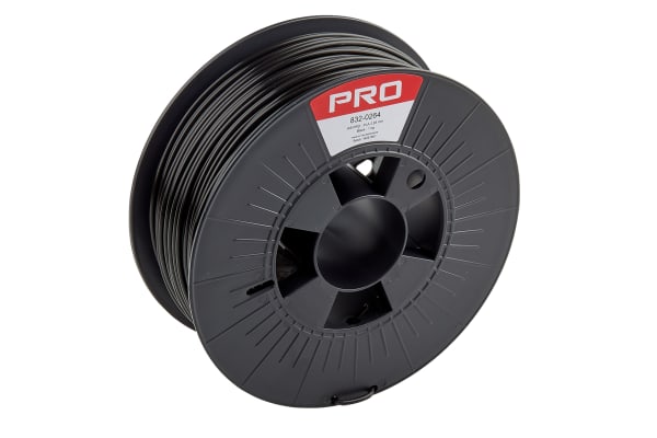 Product image for RS Black PLA 2.85mm Filament 1kg