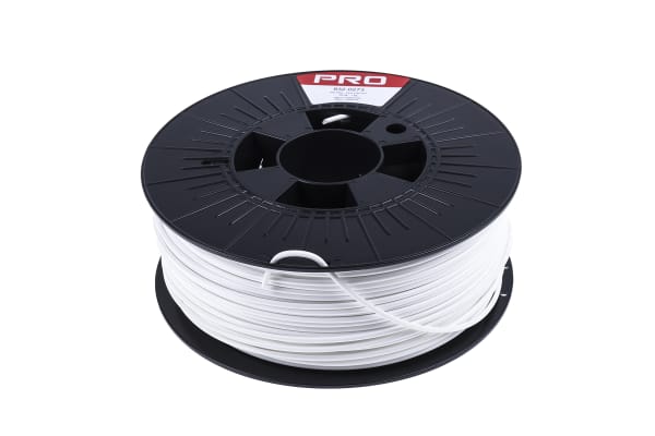 Product image for RS White PLA 2.85mm Filament 1kg