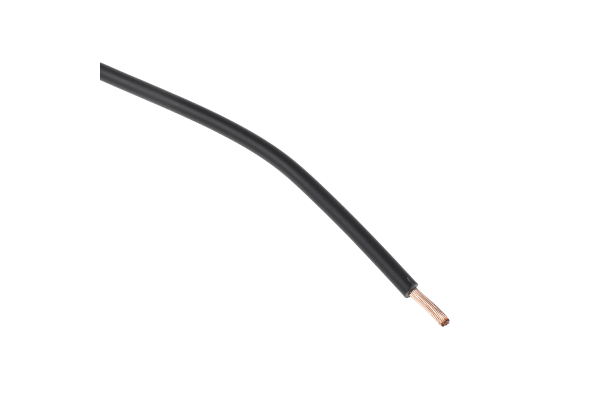 Product image for H07Z-K 2.5mm Black Cable 100m