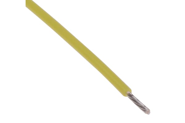 Product image for PTFE A 7/0.12 yellow 100m