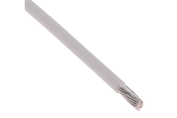 Product image for PTFE A 19/0.2 white 100m