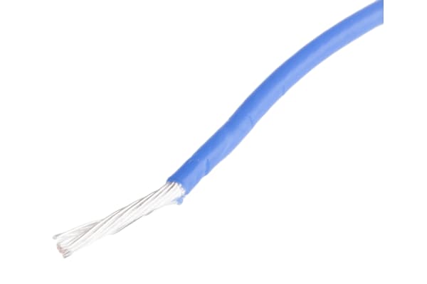 Product image for PTFE A 19/0.2 blue 100m