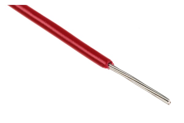 Product image for WIRE 22 AWG PVC 300V UL1007 RED 305M