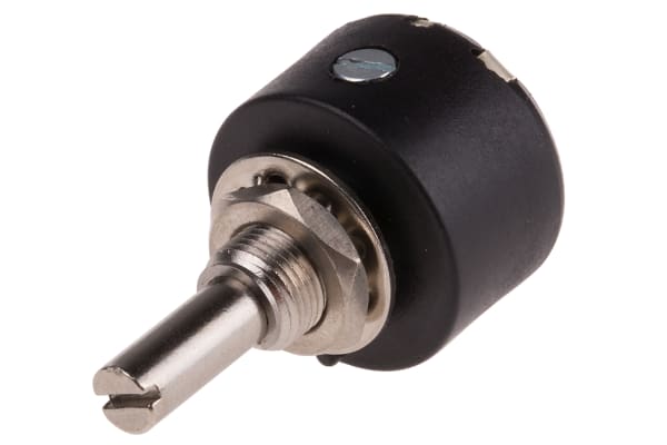Product image for Potentiometer 1 turn wirewound 5K 10% 1W