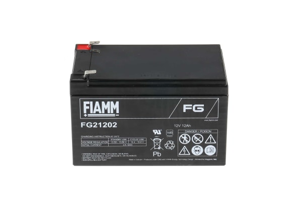 Product image for FIAMM LEAD ACID BATTERY 12V 12AH