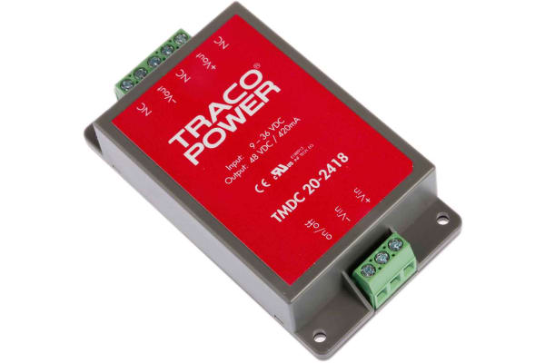 Product image for DC/DC CONVERTER ISOLATED 48V 0.42A 20W