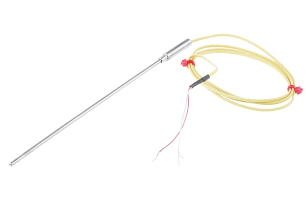 Product image for Type K Thermocouple, S/S, 3x150mm + ANSI