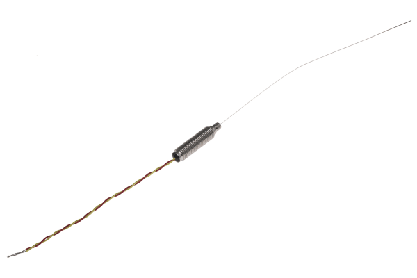 Product image for Type K Thermocouple,S/S,0.5x150mm + ANSI