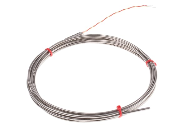 Product image for Type K Thermocouple, 3x3000mm + ANSI