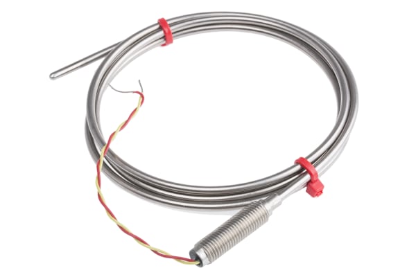 Product image for Type K Thermocouple,S/S, 3x1000mm + ANSI