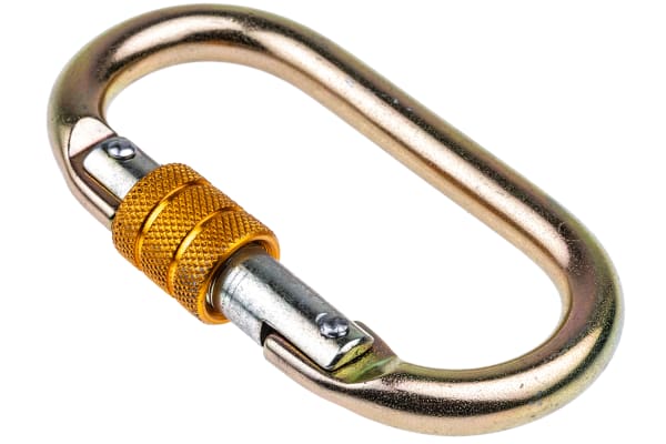 Product image for STEEL SCREW GATE KARABINER