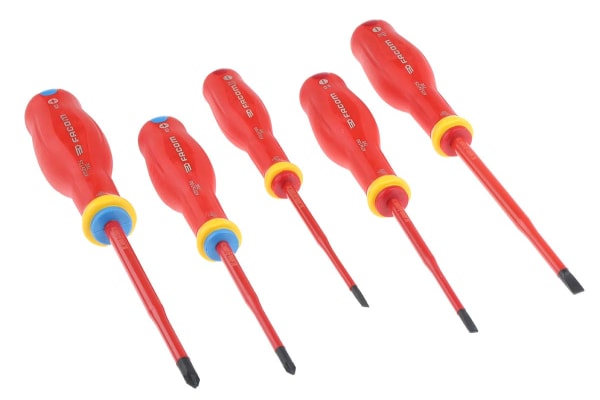 Product image for SL / PZ Thin blade 5 pc Screwdriver set