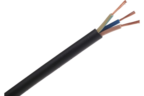 Product image for H05RRF 3 CORE 0.75MM RUBBER CABLE 100M