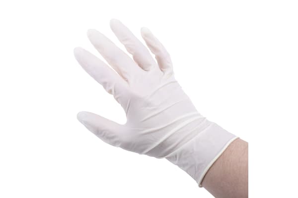 Product image for LATEX PF DISPOSABLE GLOVES 7-8.5