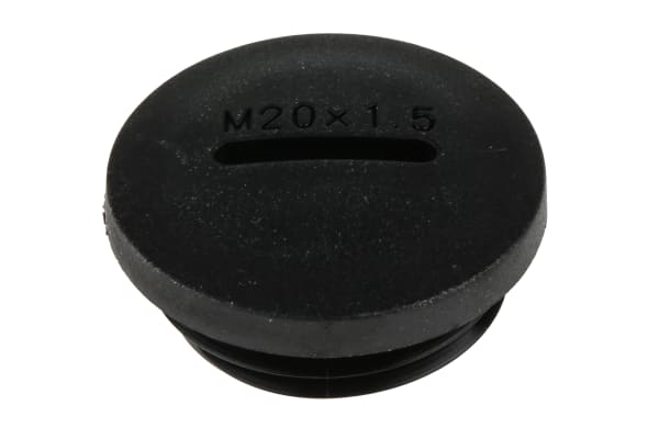 Product image for SCREW PLUGNylon 66 94v-2Black M20x1.5