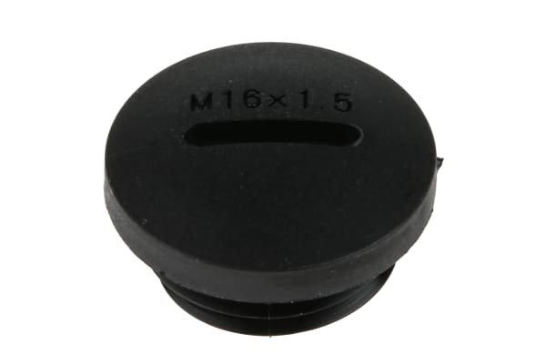 Product image for SCREW PLUGNylon 66 94v-2Black M16x1.5