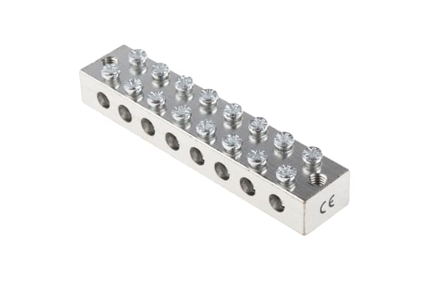 Product image for Brass Earthing Blocks 8 way