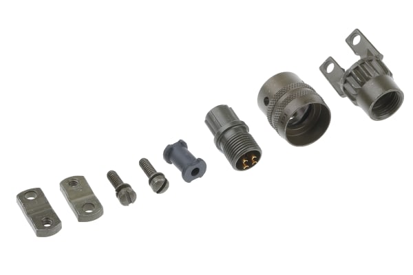 Product image for 4 way plug and cable clamp, skt contacts