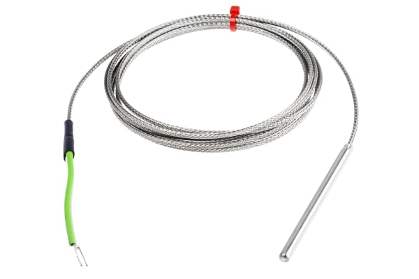 Product image for Type K Thermocouple 2m braided cable