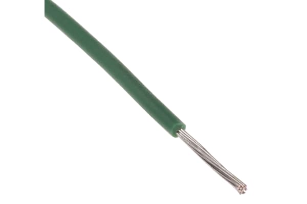 Product image for UL11028 Hook-up wire 24AWG Green 100m