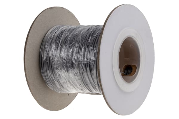 Product image for UL11028 HOOK-UP WIRE 24AWG GREY 100M