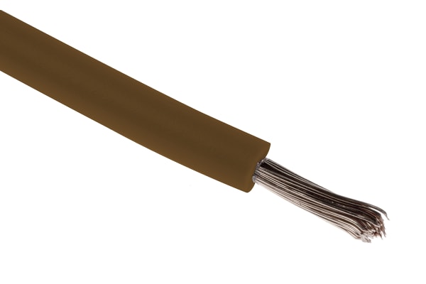 Product image for UL11028 Hook-up wire 22AWG Brown 100m