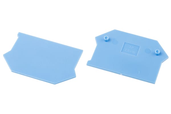 Product image for End Plate for RK/SRK2.5 to RK/SRK10 Blue