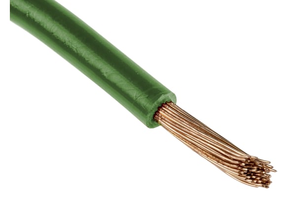 Product image for UL3266 Hook-up wire 22AWG Green 100m