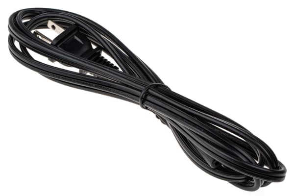 Product image for AC MAINS LEAD C7 WITH US PLUG