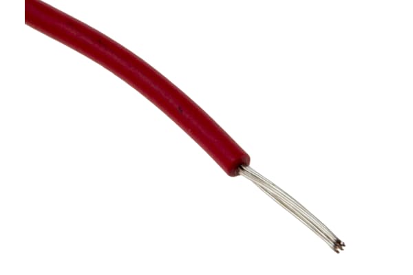 Product image for UL3239 Hook-up wire 24AWG Red 100m
