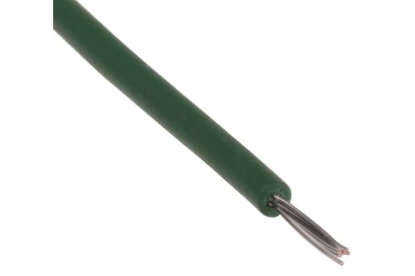 Product image for UL3239 Hook-up wire 24AWG Green 100m