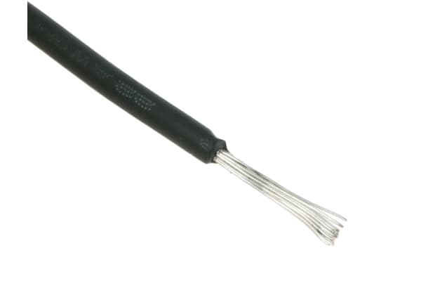 Product image for UL3239 Hook-up wire 22AWG Black 100m