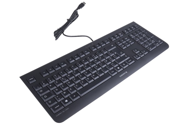Product image for CHERRY KEYBOARD WIRED BLACK USB FRENCH