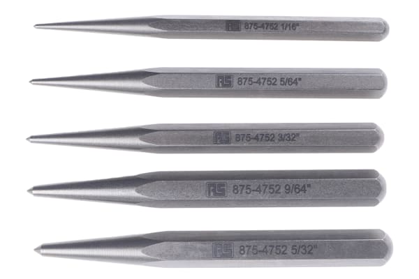 Product image for 5pcs centre punch set