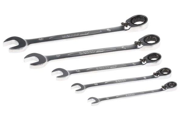 Product image for Bahco 5 Piece Alloy Steel Spanner Set