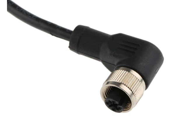 Product image for M12 Connector Female Angled,4W, 5m