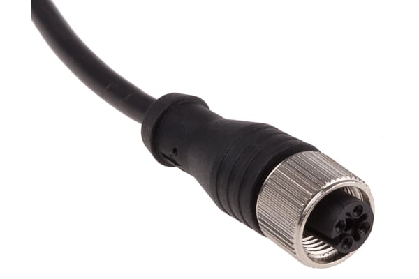 Product image for M12 Connector Female Straight,4W, 5m